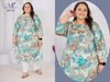 Plus Size Nitya Vol 01 By Moksh Rayon Slub Kurti Wholesale Price In Surat